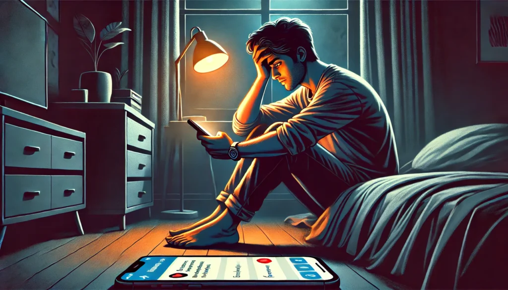 Karan Alone in His Apartment