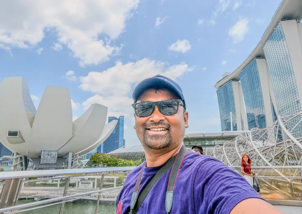 Man in his 30s taking a selfie in Singapore, reflecting on whether 30 is too late to start over and rebuild your life